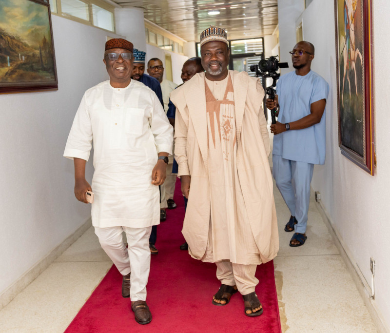 President and Prof Nazifi (ECOWAS Commissioner)